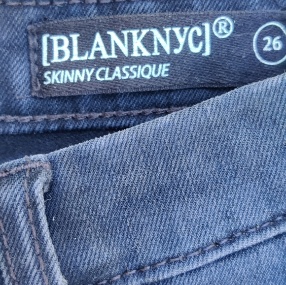 Blank NYC black velvet lace up jeans - Picture 6 of 10